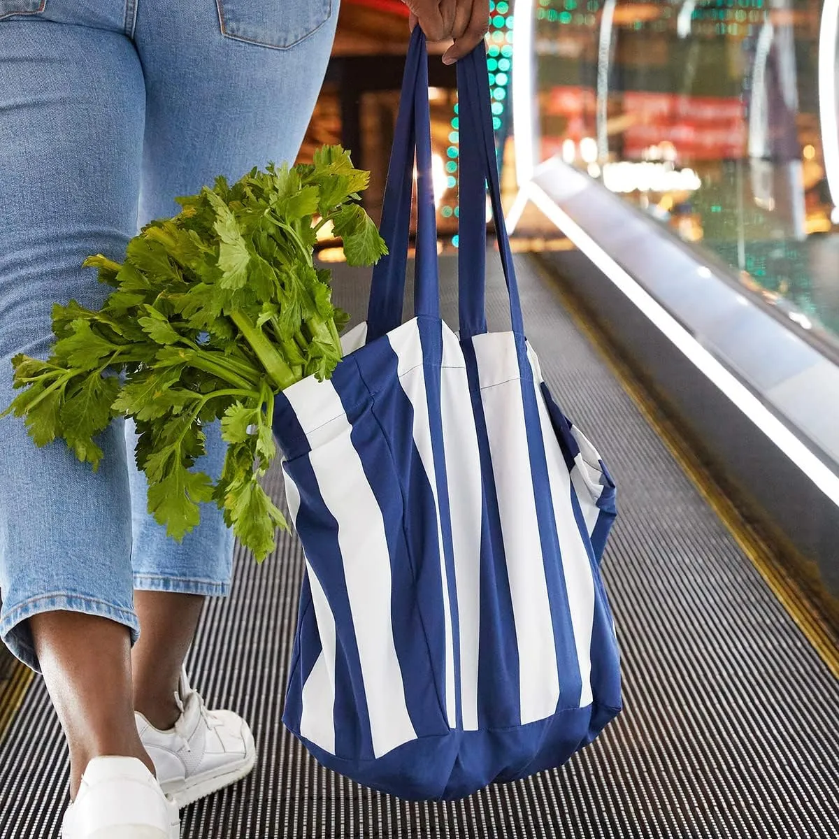 Dock & Bay Everyday Beach Tote Bag - Reusable Carrier Bag for Daily Use - Carries Up to 10kg - 100% Recycled Materials