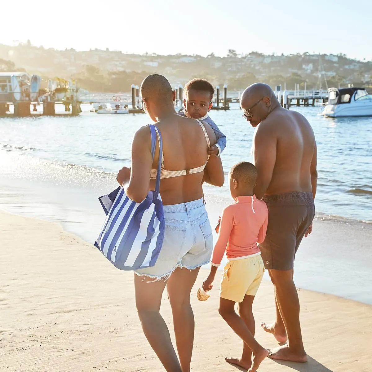 Dock & Bay Everyday Beach Tote Bag - Reusable Carrier Bag for Daily Use - Carries Up to 10kg - 100% Recycled Materials