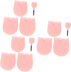 DOITOOL 9pcs Makeup Brush Travel for Organizing and Protecting Makeup Brushes Flexible and Reusable Storage