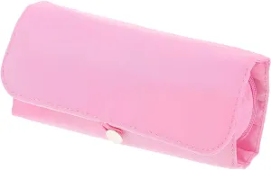 DOITOOL Portable Makeup Brush Rolling Bag Cosmetic Brush Holder for Travel Storage Organizer Elegant Design for Makeup Tools and Cosmetics