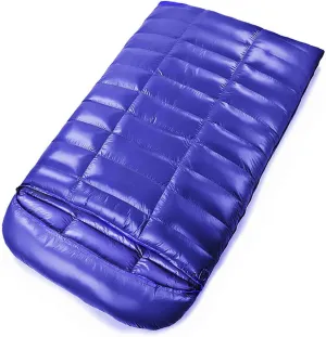 Double Sleeping Bag ??Queen Size Waterproof Sleeping Bag Good, Lightweight, for Camping, Cool Weather Backpacking, Hiking Ultralight Warm