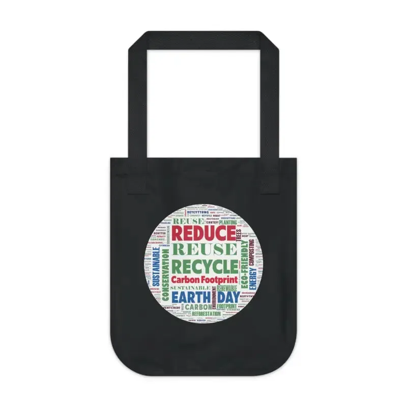Earth Day Organic Canvas Tote with Econscious Tag