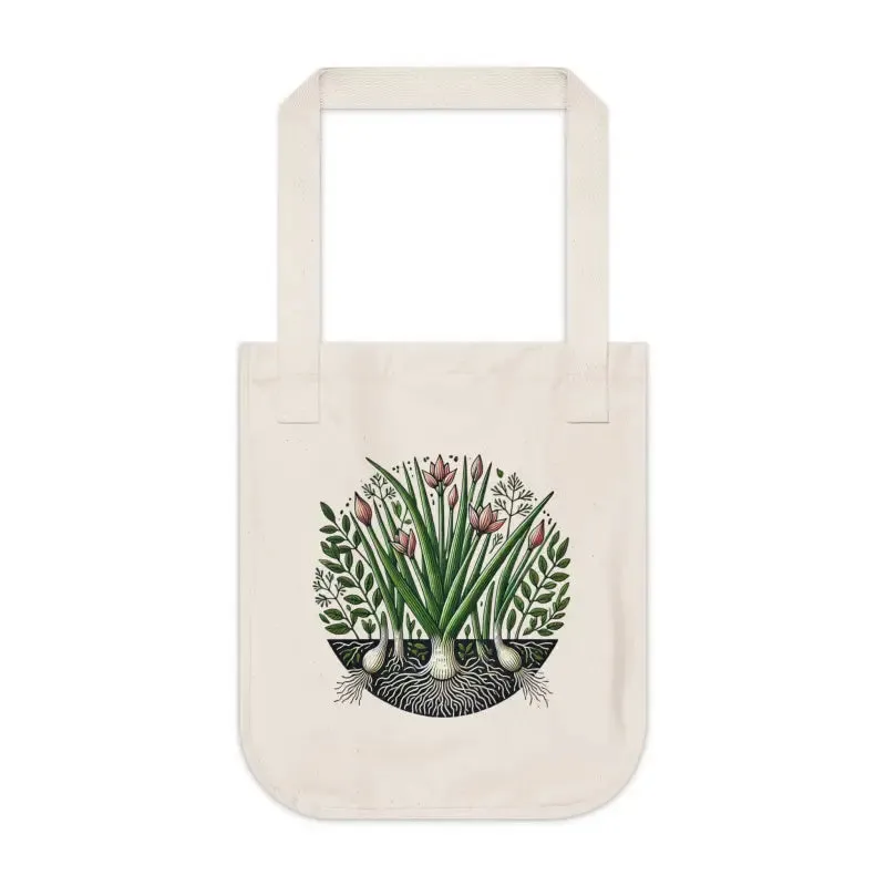 Eco Chic Organic Canvas Tote with Spacious Open Main