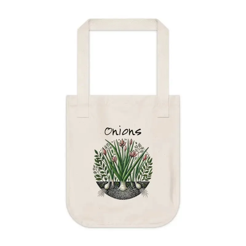 Eco Chic Organic Canvas Tote with Spacious Open Main