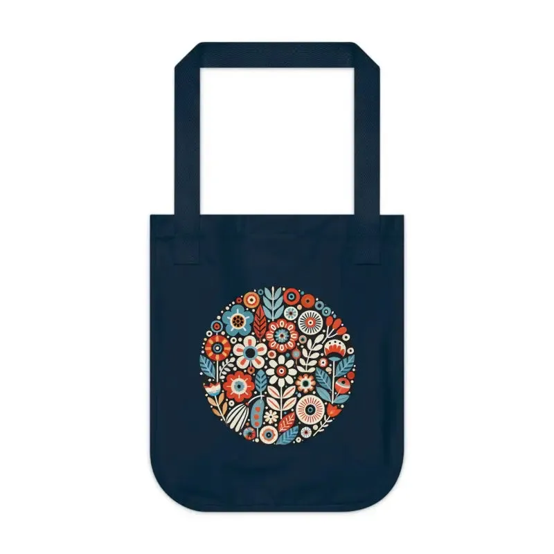 Eco Friendly Floral Canvas Tote Bag for Daily Chic
