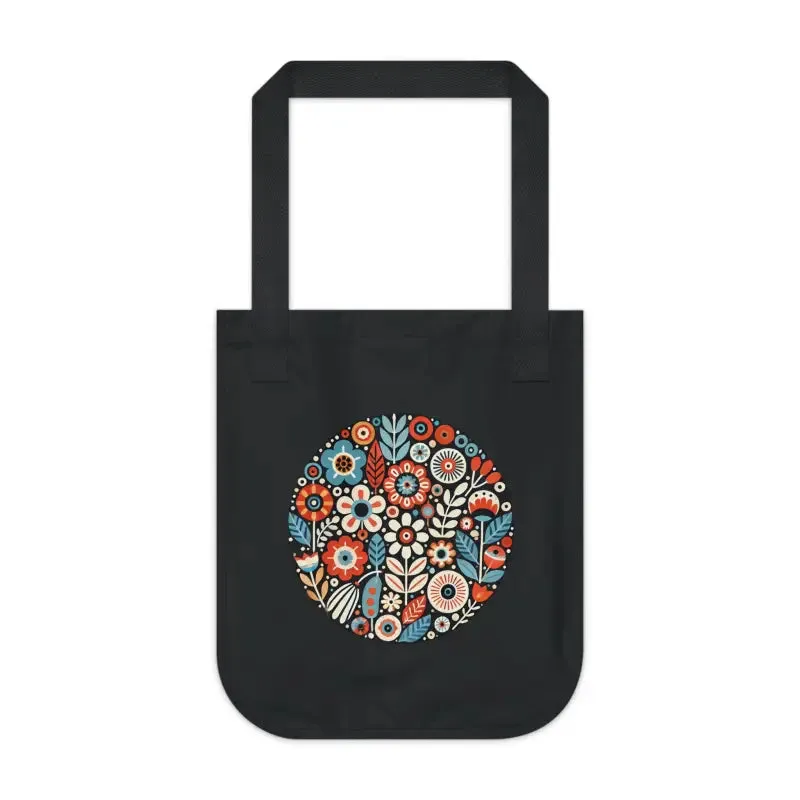 Eco Friendly Floral Canvas Tote Bag for Daily Chic