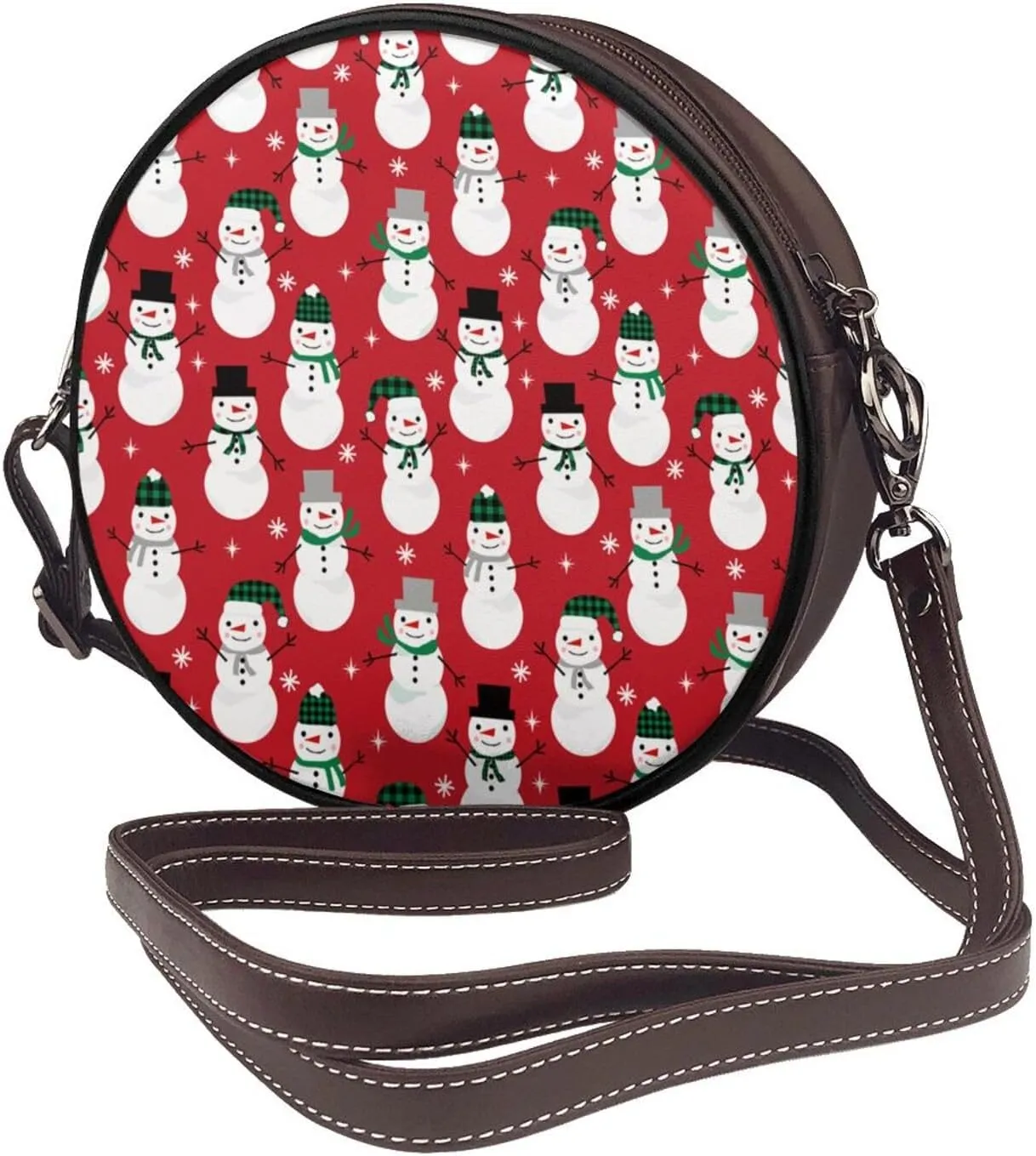 Elegant Leather Crossbody Handbag for Women