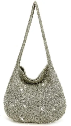 ENBEI large Sparkly bag for clubbing party tote bag aesthetics for women .Christmas,New Year,Gifts for Women with Gift Boxes