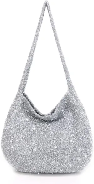 ENBEI large Sparkly bag for clubbing party tote bag aesthetics for women .Christmas,New Year,Gifts for Women with Gift Boxes