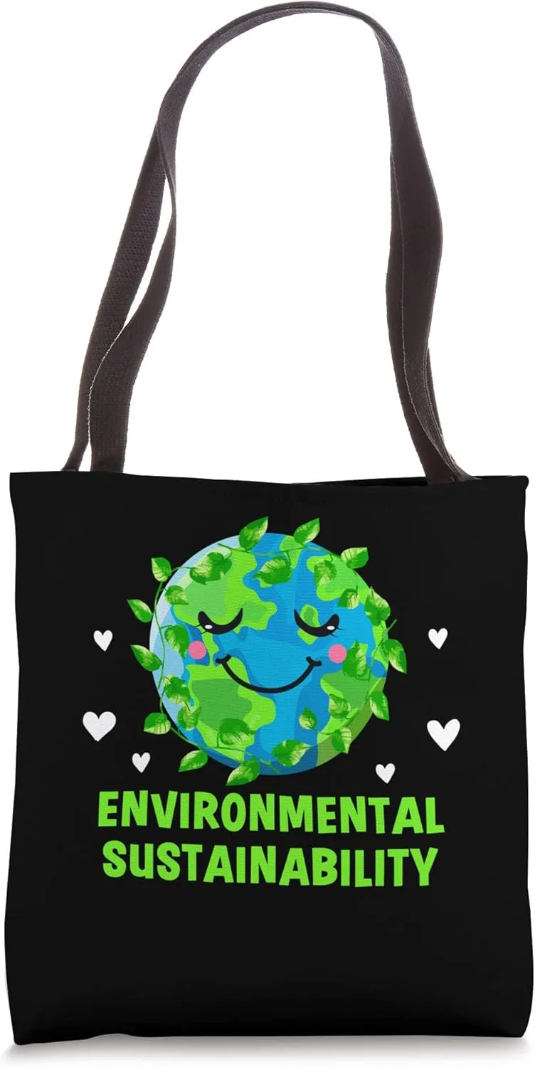 Environmental Sustainability Ecology Sustainable Ecosystem Tote Bag