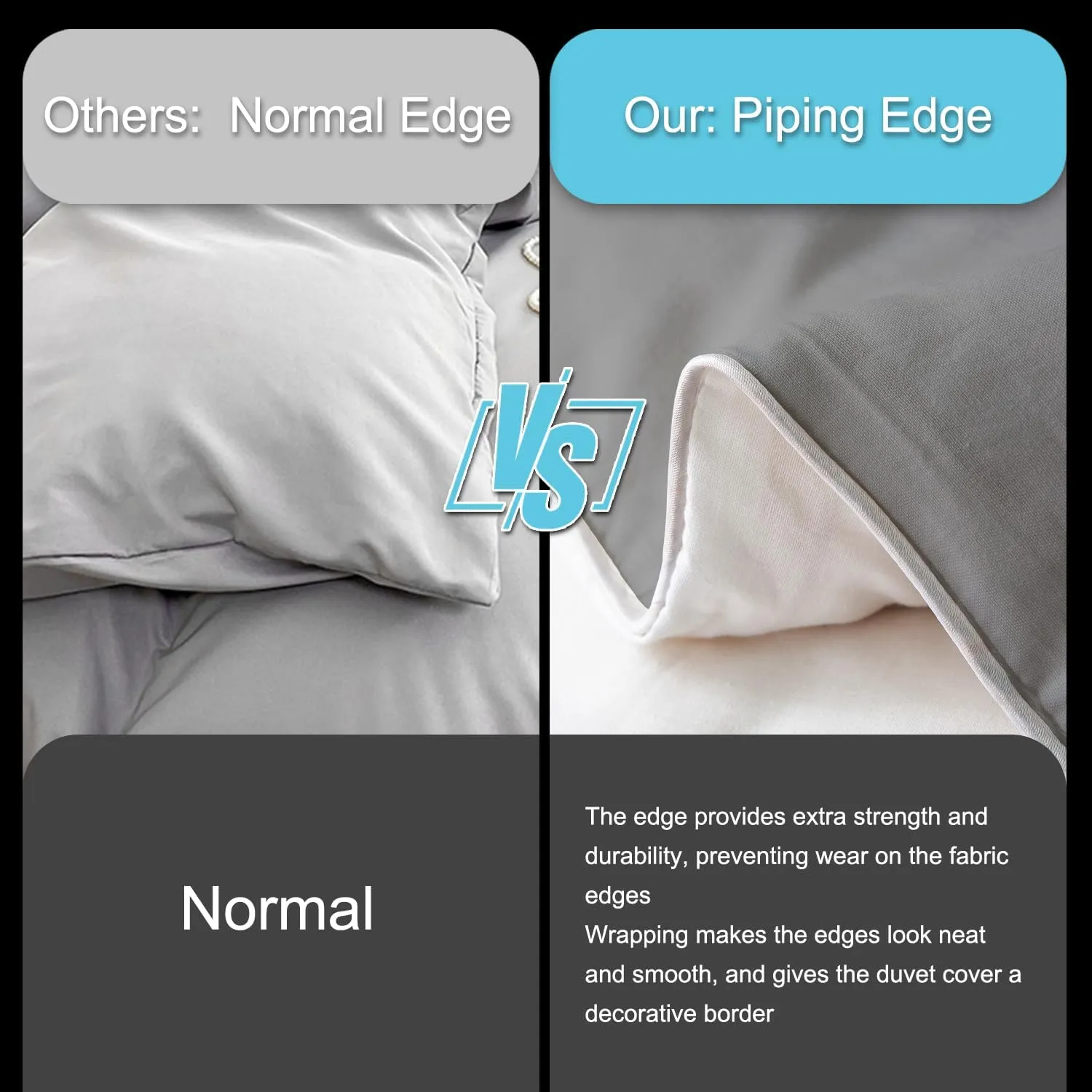 Erosebridal 100% Cotton Skunk Duvet Cover King Size,Black and White 3D Skunk Bedding Set for Kids Boys Gilrs,Stuffed Animal Comforter Cover,Mammal Wildlife Bedspread Cover with 2 Pillow Cases