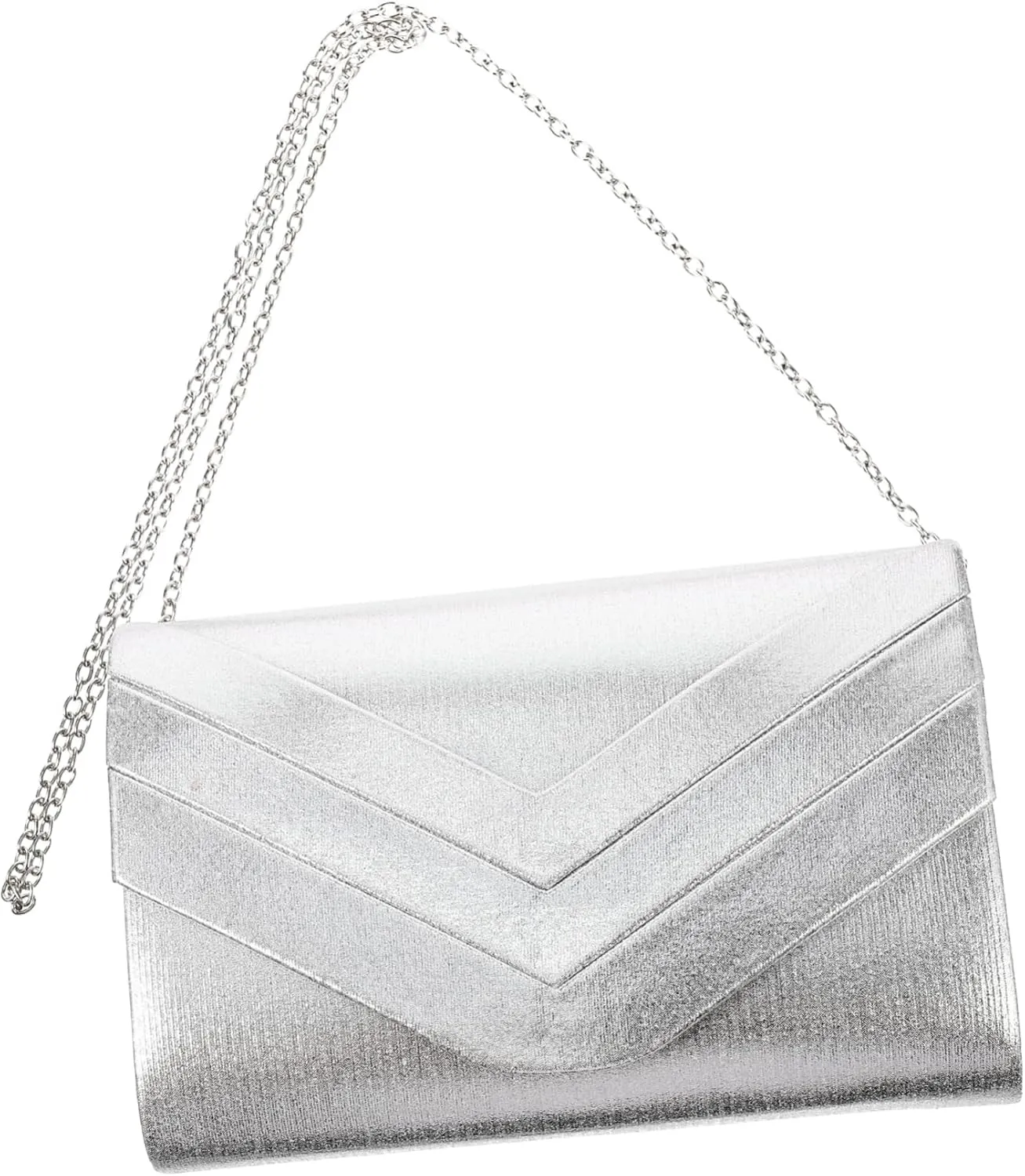 Evening Bag Clutch Purse Banquet Bag Stylish Clutch for Night Out Silver Purse for Women