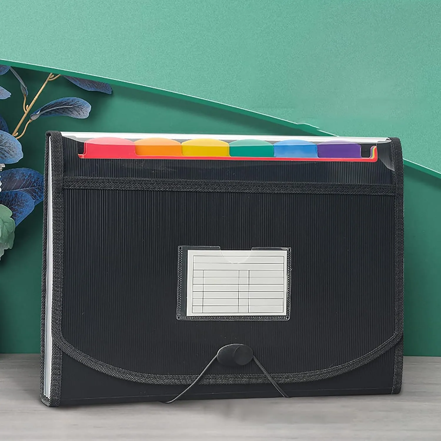 Expanding File Organizer Organ Bag A4 Large Capacity Multi-Layer Examination Paper Folder Organizer Bag for Home, Office and Travel