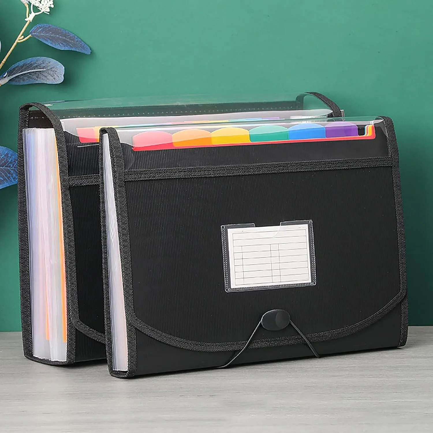 Expanding File Organizer Organ Bag A4 Large Capacity Multi-Layer Examination Paper Folder Organizer Bag for Home, Office and Travel