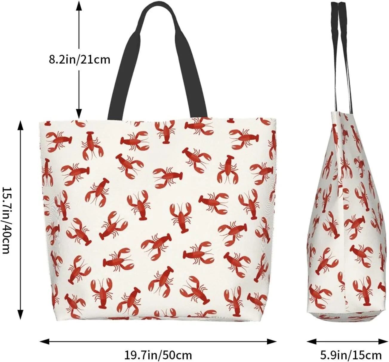 Famame Canvas Tote Bag Large Women Casual Shoulder Bag Handbag Reusable Multipurpose Shopping Grocery Bag For Outdoors…