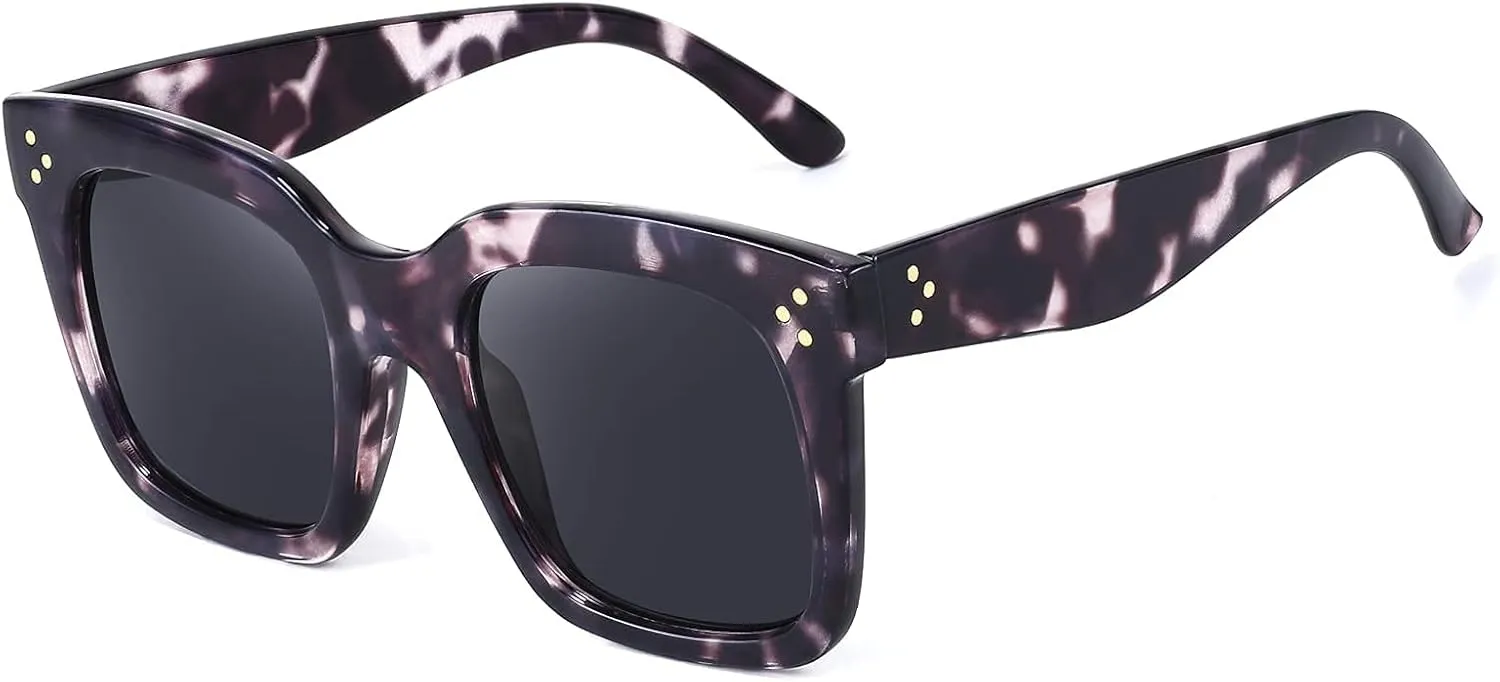 FEISEDY Vintage Women Butterfly Sunglasses Designer Luxury Square Gradient Sun Glasses Shades B2486