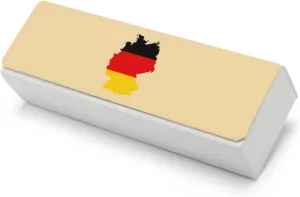 Flag Map of West Germany Funny Glasses Case Hard Shell Eyeglasses Case Protector with Cleaning Cloth for Women and Men