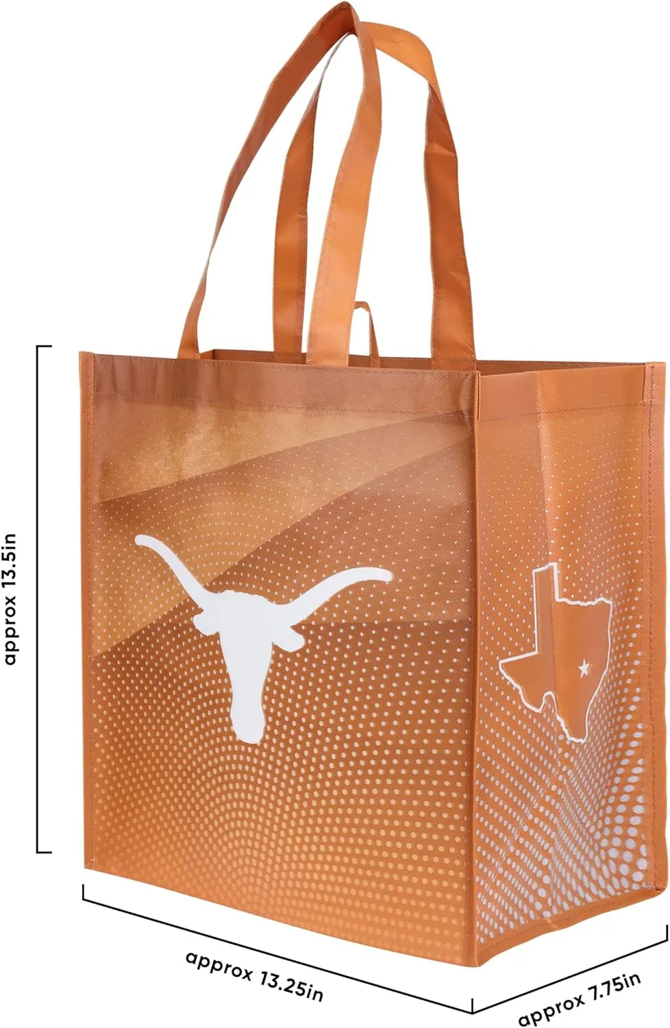 FOCO NCAA Team Logo Reusable Grocery Shopping Bags Totes