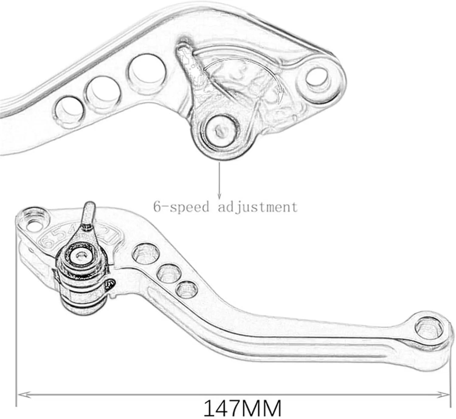 for Italjet Dragster 200 2021 2022 Modified Motorcycle CNC Adjustable Short Brake Clutch Levers