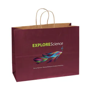 Full Color Judy Matte Shoppers Bag 16W x 6 x 12H