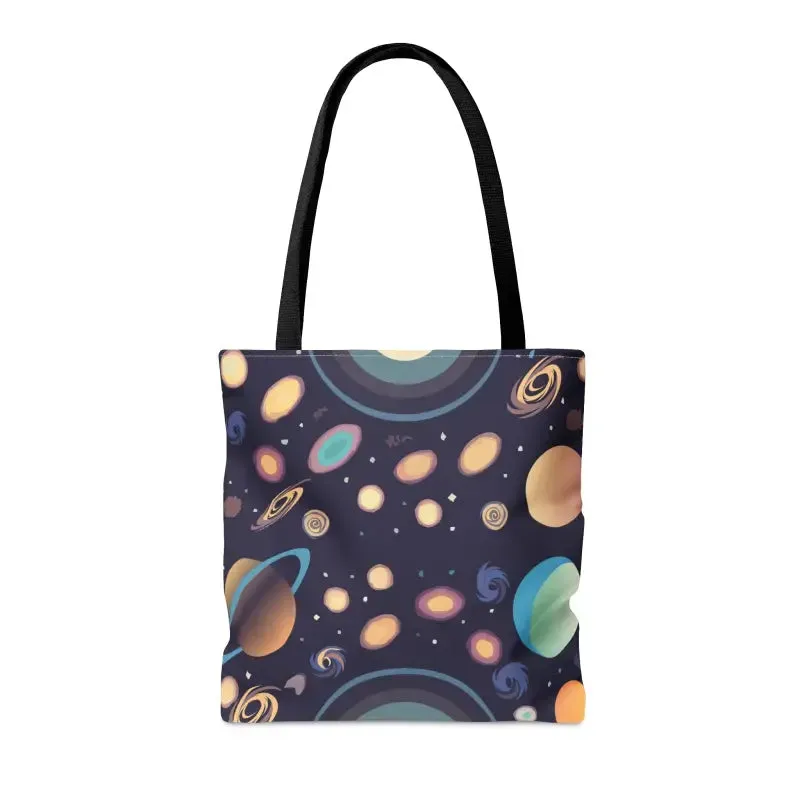 Galactic Print Tote Bag that Elevates your Style
