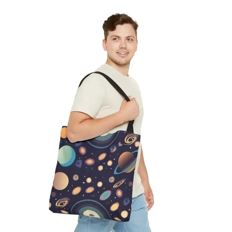 Galactic Print Tote Bag that Elevates your Style