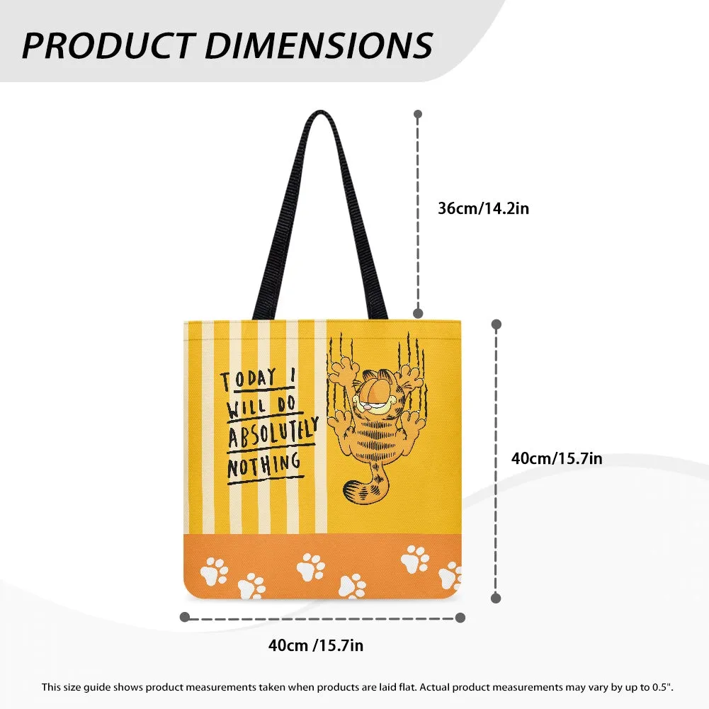 Garfield Lazy Day Quote Cloth Tote Bag