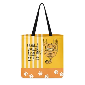 Garfield Lazy Day Quote Cloth Tote Bag