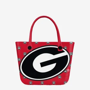Georgia Bulldogs Big Logo Mini Print Tailgate Tote Bag