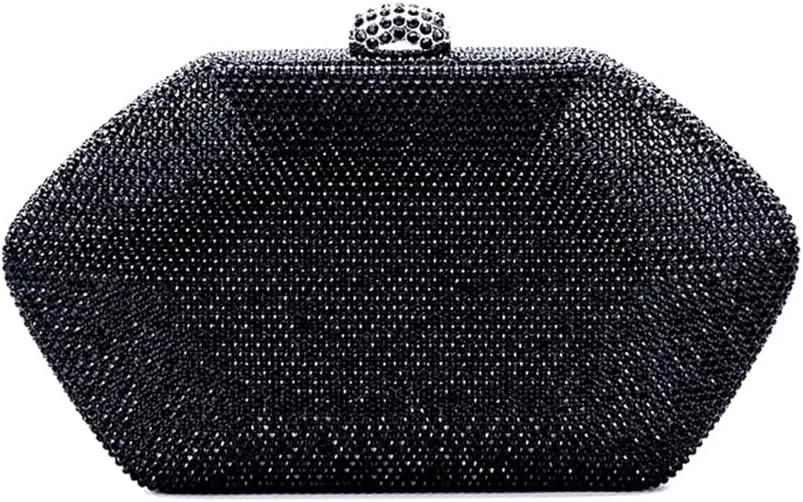 Glitter Women Rhinestone Clutch Purse Diamonds Evening Bag Crystal Shoulder Bag for Wedding Banquet Party