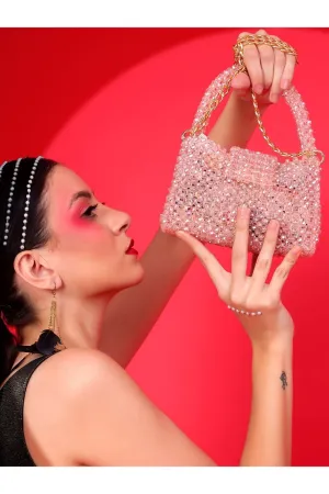 Golden Clutch Shoulder Bag An Ideal Crystals Bag