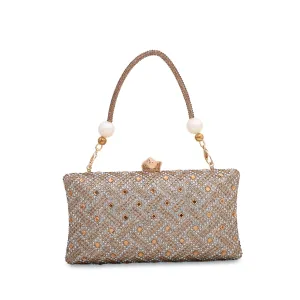 Golden Fancy Clutch P23850