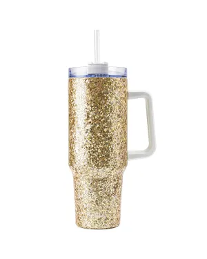 Good as gold Jumbo glitter sipper