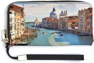 Grand Canal in Italy Fashion Shopping Tote Bag,Designer Shoulder Handbags,Womens Purse Handbags,Hobo Bags Cute Storage Bag for Women