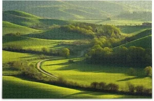 Grassland Jigsaw Puzzles Challenge Games,Home Decoration,Hand Made Puzzles Personalized for Children and Adults Entertainment,1000 Pieces