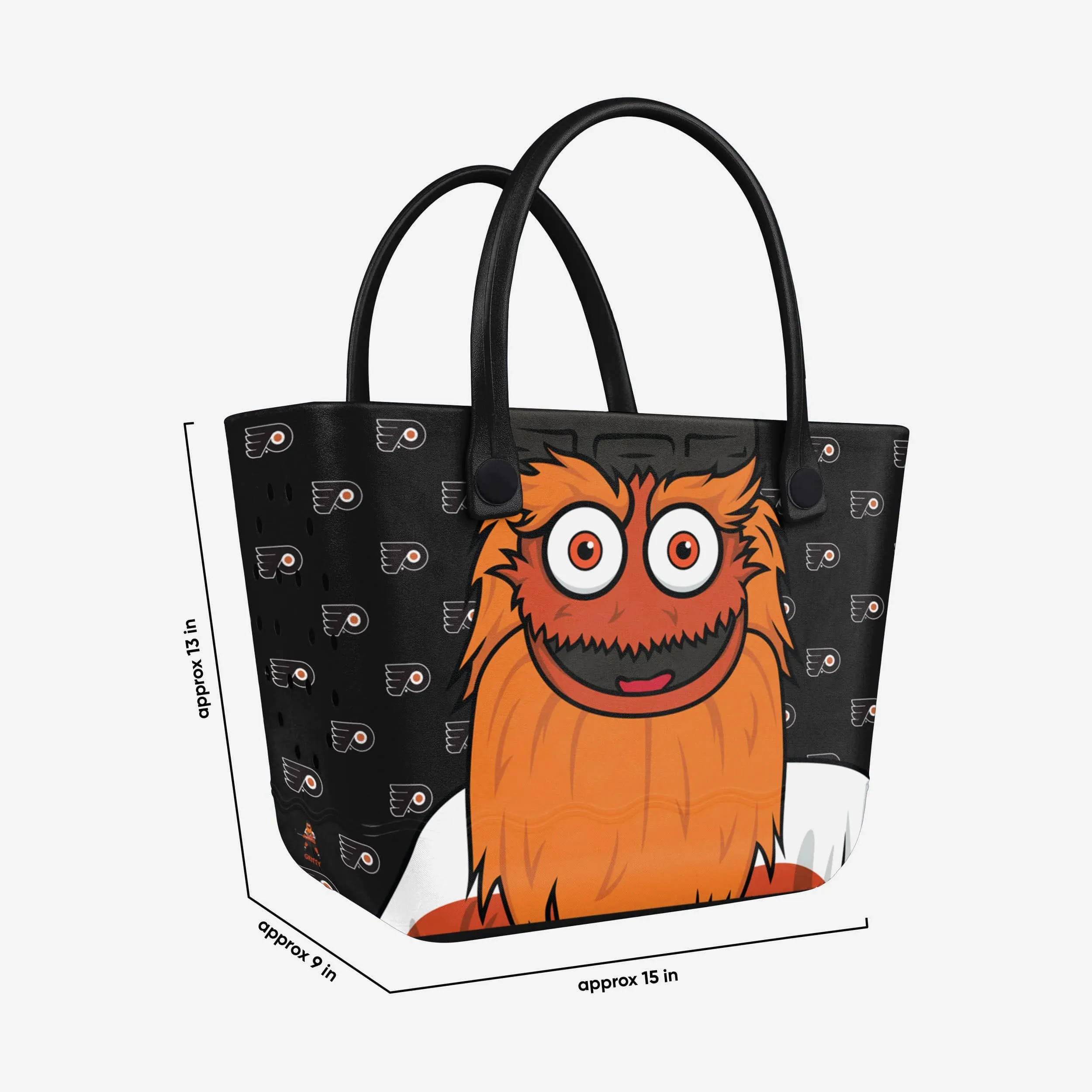 Gritty Philadelphia Flyers Mascot Tailgate Tote Bag