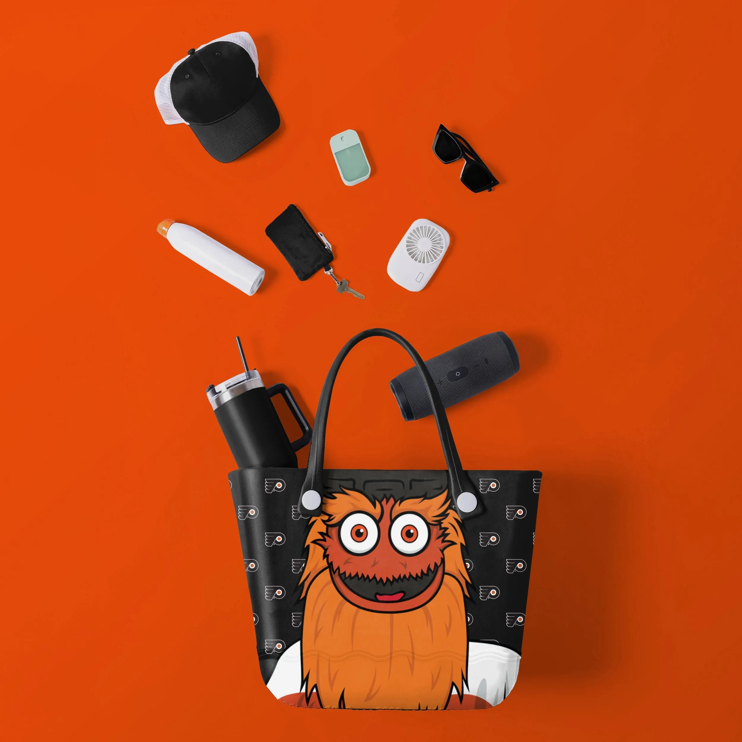 Gritty Philadelphia Flyers Mascot Tailgate Tote Bag