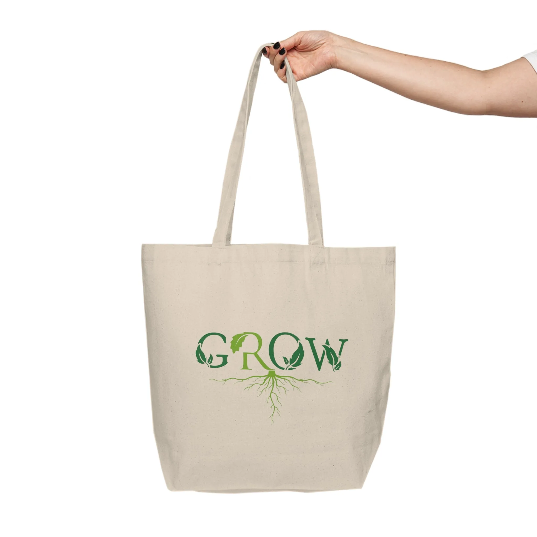 Grow Canvas Shopping Tote