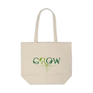 Grow Canvas Shopping Tote