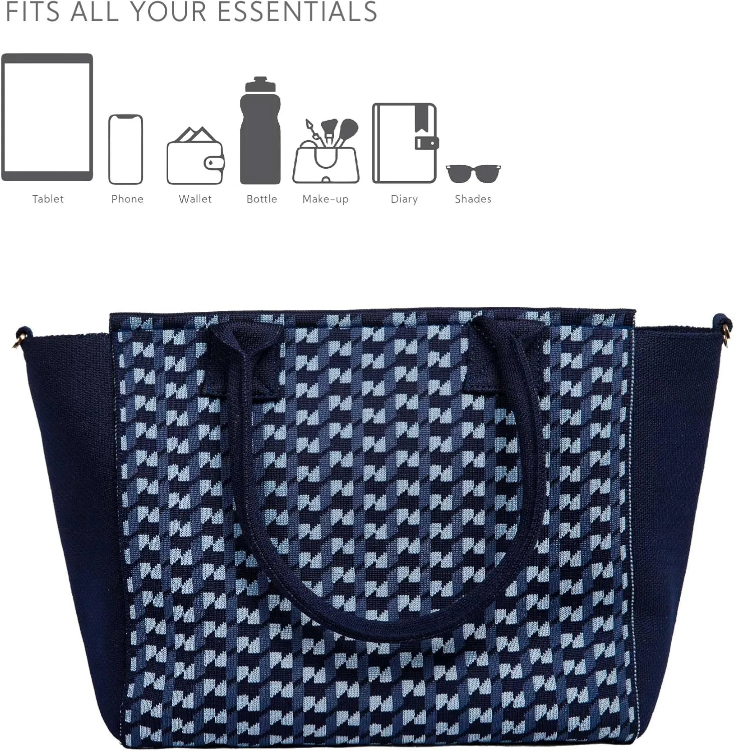 Handbag for Women & Girls | Stylish and spacious bag with premium metal fittings and crossbody strap.