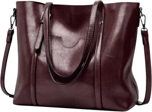 Handbags For Women Large Designer Ladies Bag Pocket Purse Leather Small Leather Satchel for Men (Coffee, One Size)