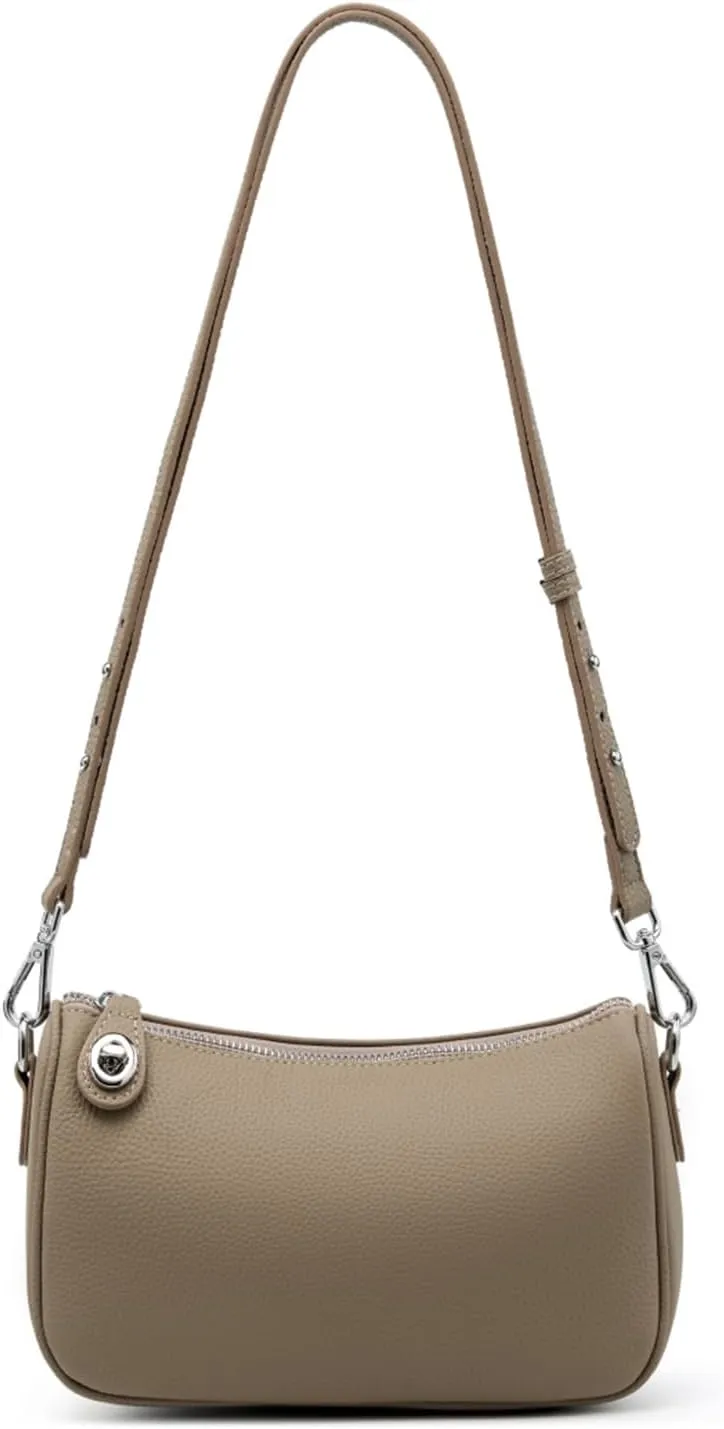 Handbags Luxury Leather Crossbody Bags, Underarm Purses for Women with a Adjustable Strap