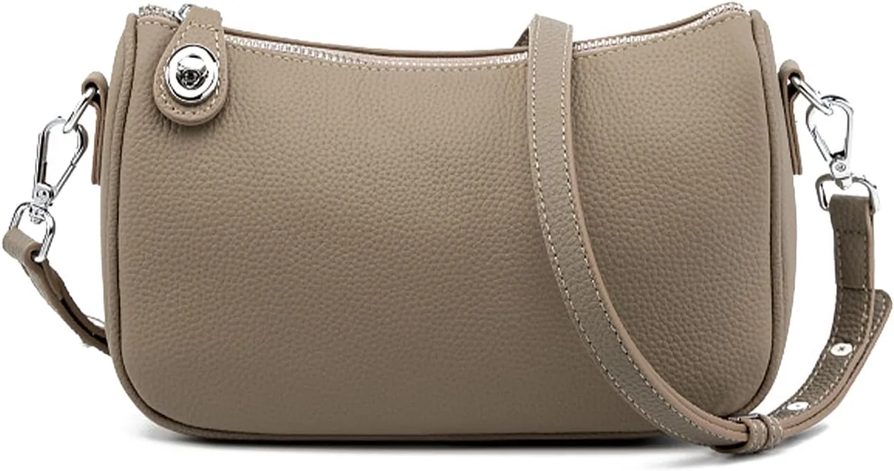 Handbags Luxury Leather Crossbody Bags, Underarm Purses for Women with a Adjustable Strap
