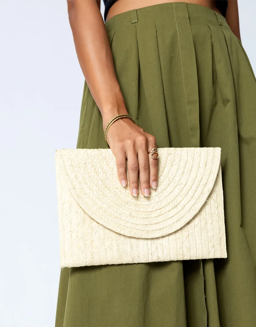 Handmade Palm Leaf Clutch
