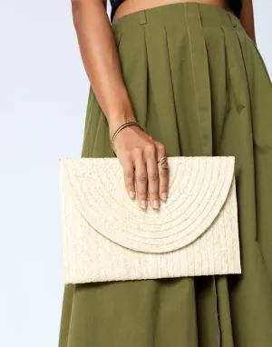 Handmade Palm Leaf Clutch
