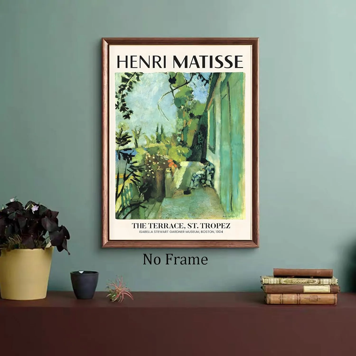 Henri Matisse Canvas Wall Art Green Abstract Landscape Henri Matisse Poster Matisse Windows Prints Henri Matisse Green Wall Art Abstract Matisse Green Farmhouse Pictures Living Room 16x24inch No Frame