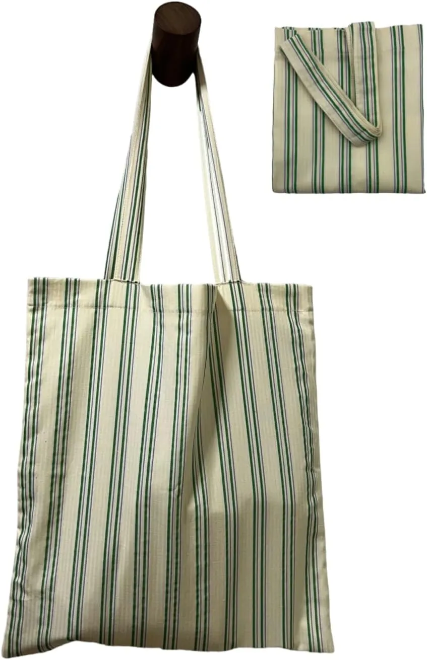 High-Density Cotton Stylish Shoulder Bag for Women, Reusable Tote Bag for Grocery, Shopping, Beach Bag