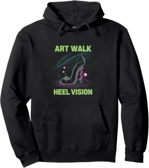 High Heels Art Walk Heel Vision Couture Women Fashion Lovers Pullover Hoodie