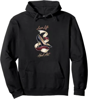 High Heels Luxe Life Heel Art Runway Women Fashion Lovers Pullover Hoodie