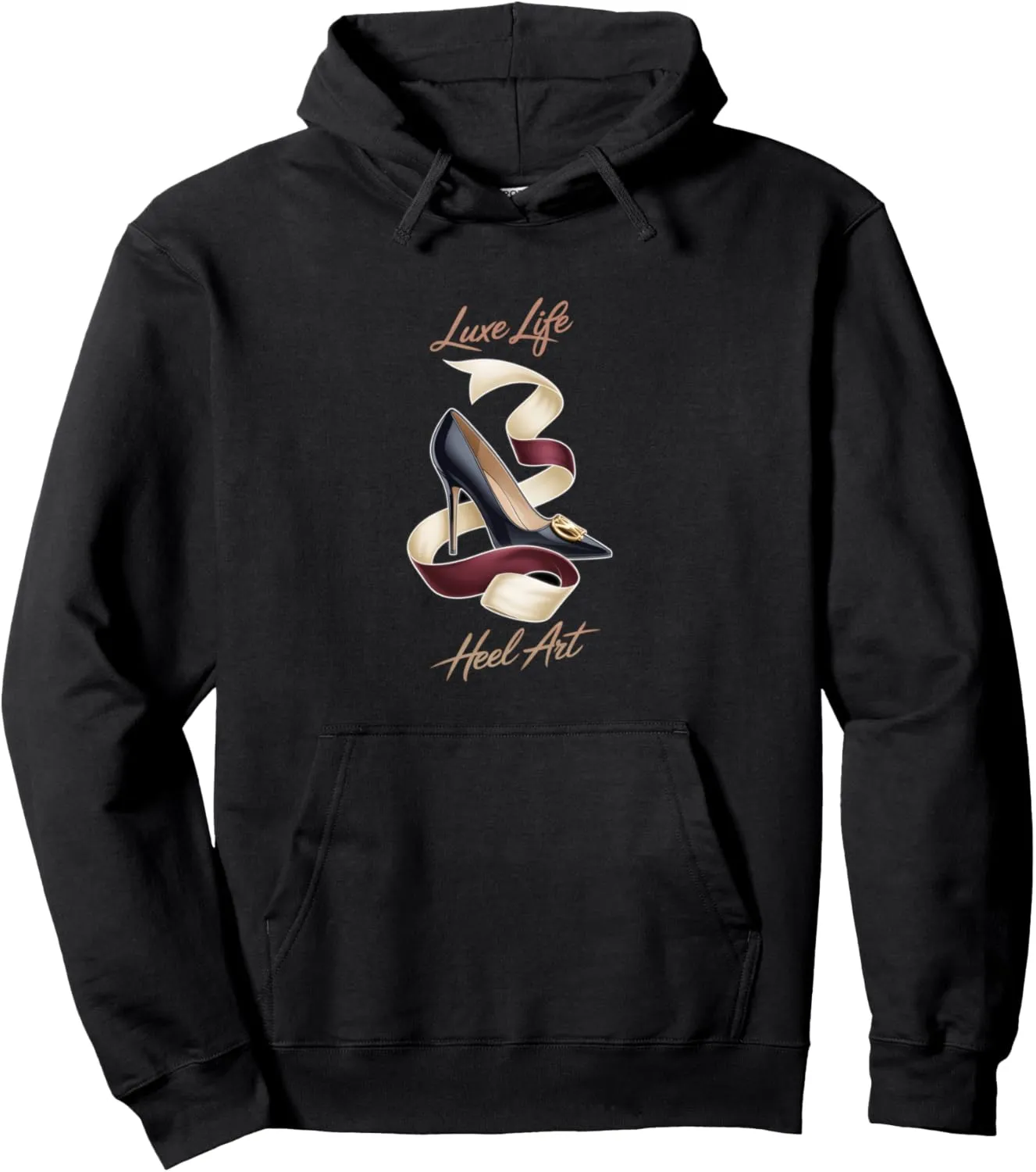 High Heels Luxe Life Heel Art Runway Women Fashion Lovers Pullover Hoodie